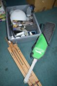 Mixed Lot Including Easel, Cricket Bat, Cheese Slicer, etc.