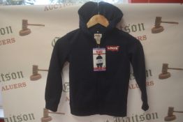 Levi’s Kid’s Zip Front Hooded Fleece Size: 5-6 years