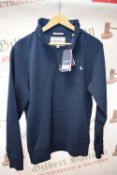 *Jack Wills Navy Half-Zip Fleece Size: M