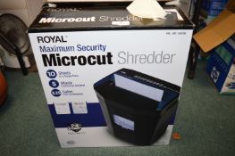 *Royal Microcut Shredder