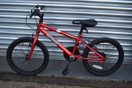 Kid’s Apollo Outrage Red Bicycle 10” Frame (AF)