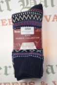 *Kiku Nordic Collection Boot Socks 4pk Size: 7-11