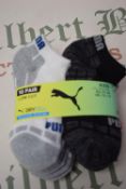 Puma Kid’s Low Cut Socks Size: 12-1.5