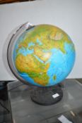 Illuminated Terrestrial Globe