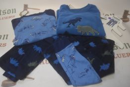 Pekkle 4pc Dinosaur Pyjama Set Size: 10 years