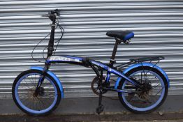 Shimano Rally 2026MX Black & Blue Bicycle, 11” Frame (AF)