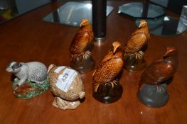 6x Beswick Beneagles Scotch Whisky Miniatures