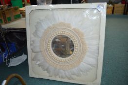 Natural Sanctuary Feather Mirror