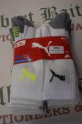 *Puma Men’s Coolmax Socks 8pk Size: 6-8