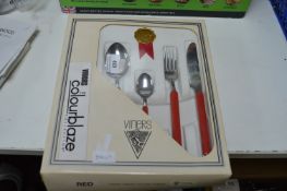 Viners Colour Blaze Cutlery Set