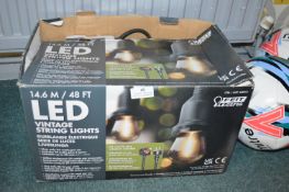 *14m Vintage LED String Lights