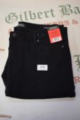 *Buffalo High Rise Black Denim Jeans Size: 12