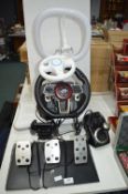 Elite 3 Gaming Wheel, Wii Fit Board and Wheel