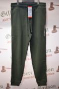 *French Connection Olive Green Slim Joggers Size: M