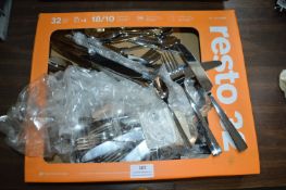 *Resto 32 Stainless Steel Cutlery Set