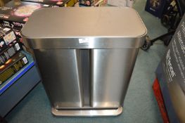 *Simple Human Dual Stainless Steel Bin