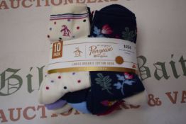 *Penguin Women’s Socks 10pk Size: 4-8