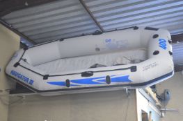 Navigator III 400 Inflatable Boat with Pump, Seats, Carry Bag, and Instructions