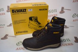 *DeWalt Mason Brown Steel Toecap Work Boots Size: 12