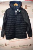 *Jack Wills Black Coat Size: XL (zip AF)