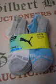 *Puma Drycell Socks 10pk Size: 2.5-5