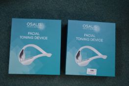 2x Osalis Facial Toning Devices