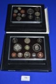 2008 and 2009 Royal Mint UK Annual Coin Sets