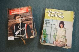 1960’s and 70’s Modern Knitting Magazines