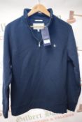 *Jack Wills Navy Half-Zip Fleece Size: XL