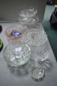 Vintage Pressed Glass Cake Stands etc.