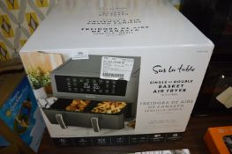 *Sur La Table Single/Double Basket Digital Air Fryer with Packaging