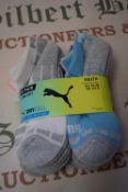 *Puma Drycell Socks 10pk Size: 2.5-5