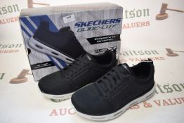*Skechers Men’s Black Glide Lite Classic Fit Trainers Size: 9