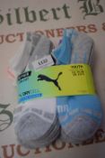*Puma Drycell Socks 10pk Size: 2.5-5