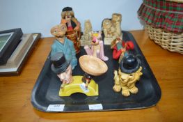 Vintage Novelty Figures Including Vintage Avon ET Bubble Bath Bottle