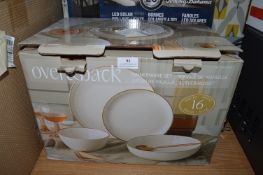 *Over & Back Dinnerware Set