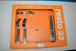 *Resto 23 Part Stainless Steel Cutlery Set