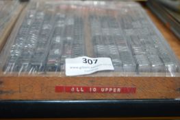 Case of Gill 10pt Uppercase Metal Type