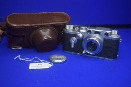 Leica Iiif 35mm Rangefinder Camera by Ernst Leitz Gmbh, Wetzlar, Serial No. 562755, with Collapsible