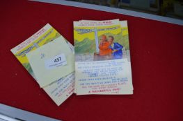 20x Bamforth Postcards Welsh Comic Series W10