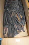 Box of Wooden Reglets and Spacers