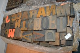 Large Wood Display Type (Assorted Fonts)
