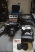 Pentax SFXN 35mm Film Camera with Takumar-F 28 - 80mm 1:3.5 - 4.5 Zoom Lens plus Assorted Kodak &