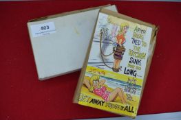 Set of Three Original Bamforth Printing Plates for Postcards: Seaside Comic Series 2549