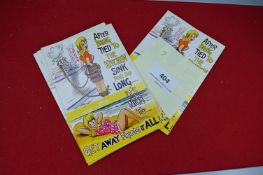 7x Bamforth Postcards Seaside Comic Series 2549