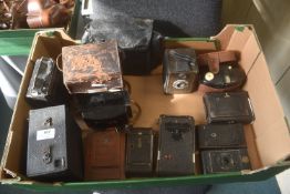 Vintage Box & Plate Cameras etc