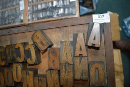 Case of Large Wood Display Type