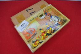 Three Original Bamforth Printing Plates for Postcards: Merry Message Series G177