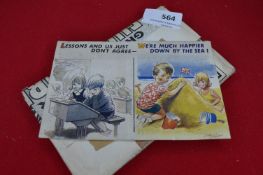 Original Bamforth Printing Plates for Postcards