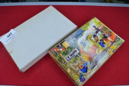 Set of Three Original Bamforth Printing Plates for Postcards: Merry Message Series G360